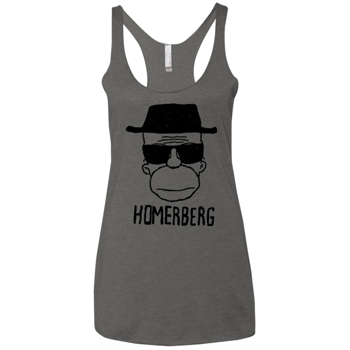 T-Shirts Premium Heather / X-Small Homerberg Women's Triblend Racerback Tank