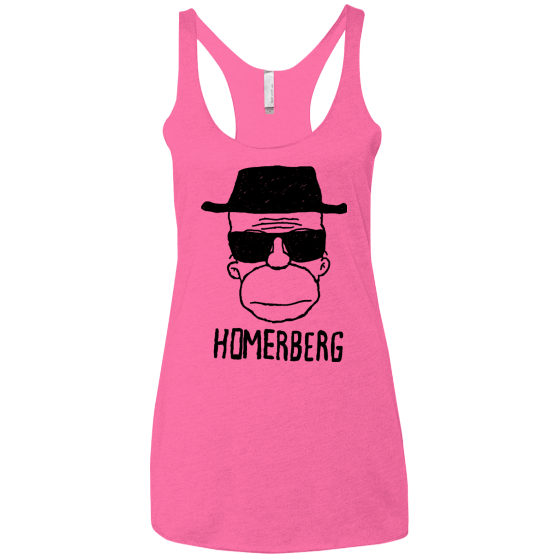 T-Shirts Vintage Pink / X-Small Homerberg Women's Triblend Racerback Tank