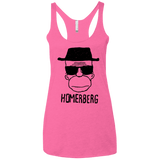 T-Shirts Vintage Pink / X-Small Homerberg Women's Triblend Racerback Tank