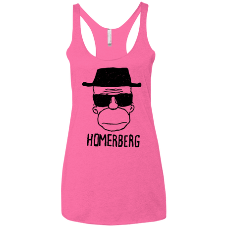 T-Shirts Vintage Pink / X-Small Homerberg Women's Triblend Racerback Tank