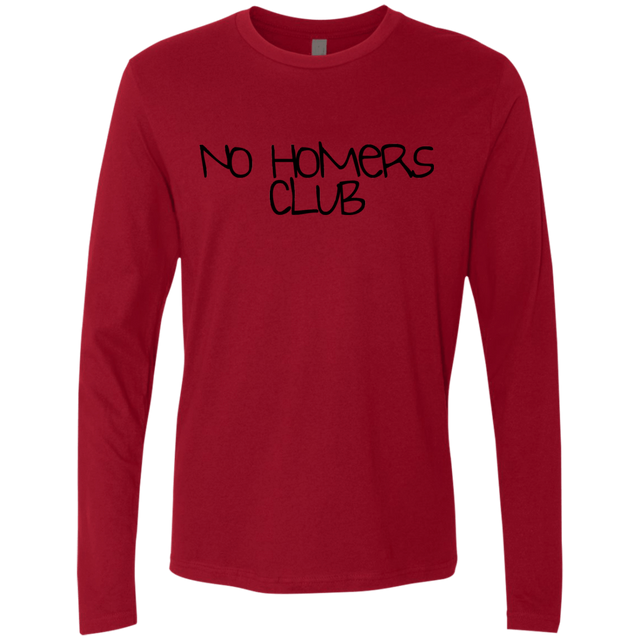 T-Shirts Cardinal / S Homers Men's Premium Long Sleeve