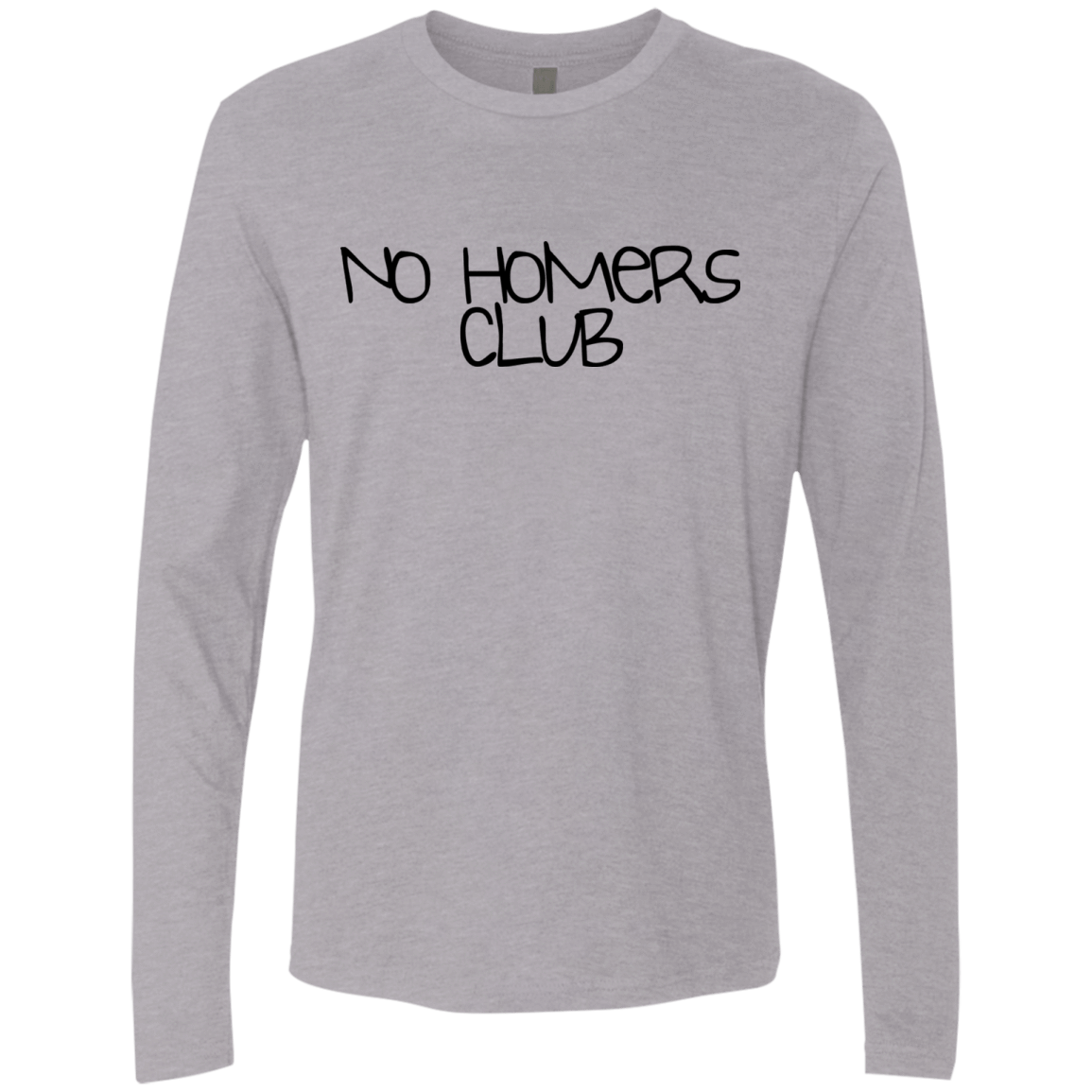 T-Shirts Heather Grey / S Homers Men's Premium Long Sleeve