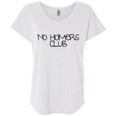 T-Shirts Heather White / X-Small Homers Triblend Dolman Sleeve