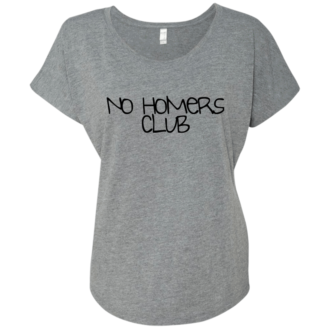 T-Shirts Premium Heather / X-Small Homers Triblend Dolman Sleeve