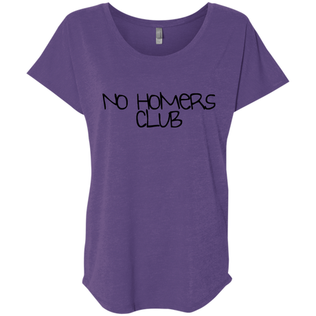 T-Shirts Purple Rush / X-Small Homers Triblend Dolman Sleeve