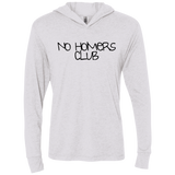 T-Shirts Heather White / X-Small Homers Triblend Long Sleeve Hoodie Tee