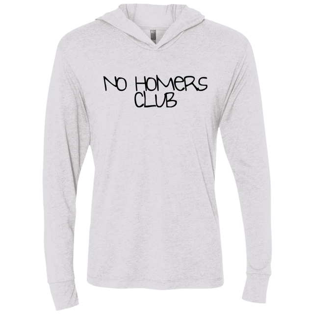 T-Shirts Heather White / X-Small Homers Triblend Long Sleeve Hoodie Tee