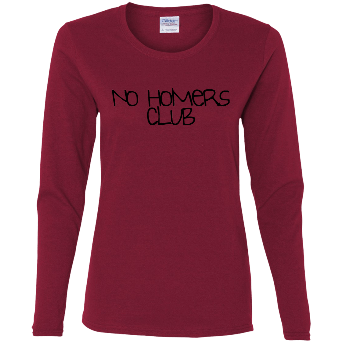 T-Shirts Cardinal / S Homers Women's Long Sleeve T-Shirt