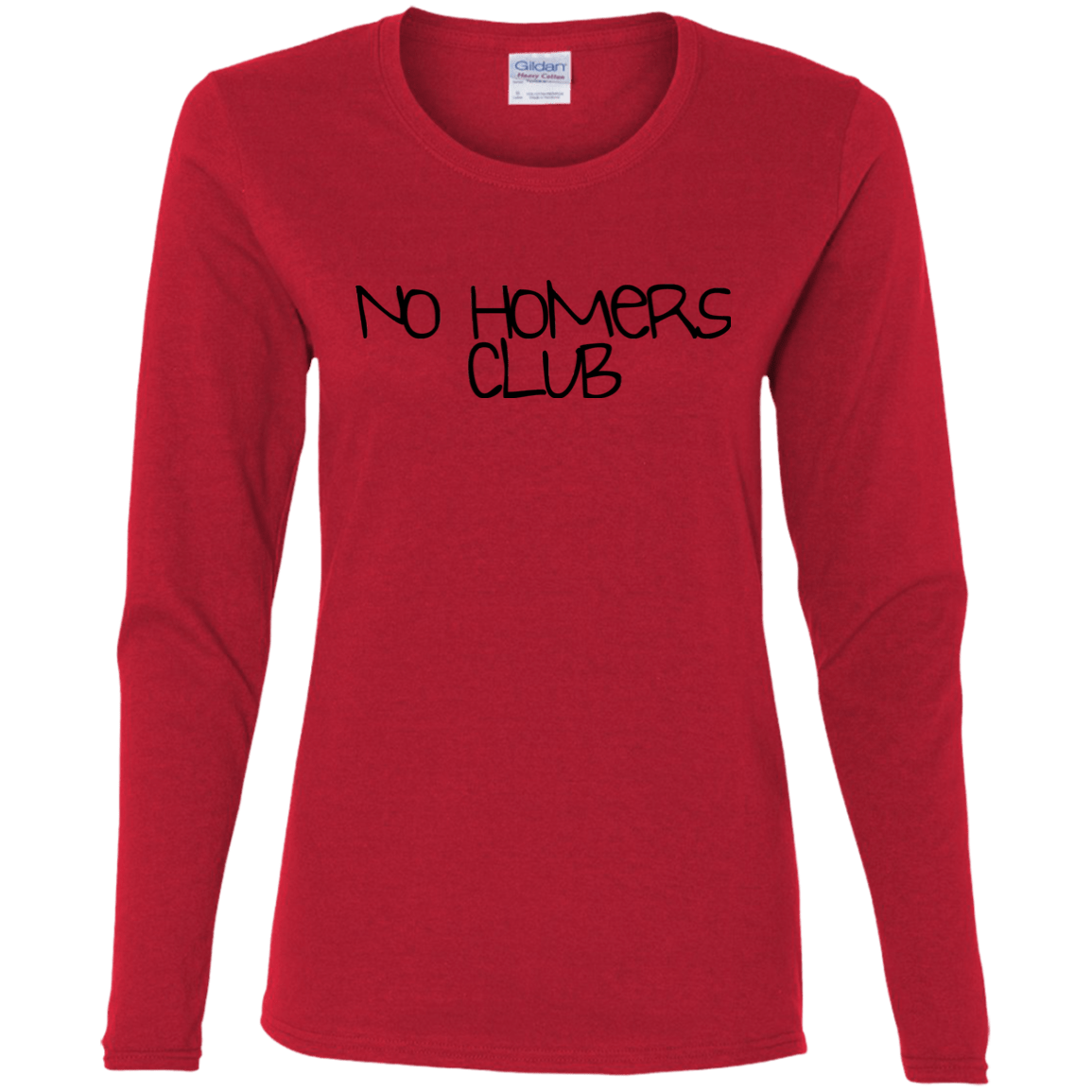 T-Shirts Red / S Homers Women's Long Sleeve T-Shirt