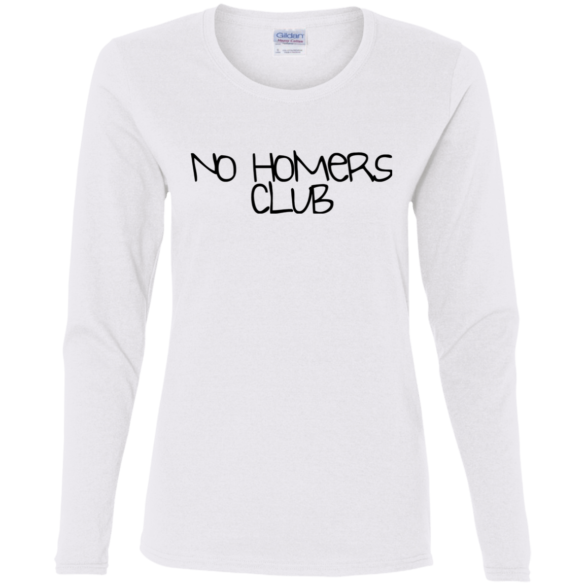 T-Shirts White / S Homers Women's Long Sleeve T-Shirt