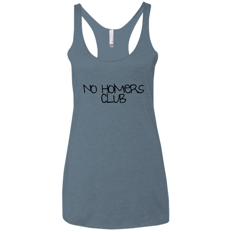 T-Shirts Indigo / X-Small Homers Women's Triblend Racerback Tank