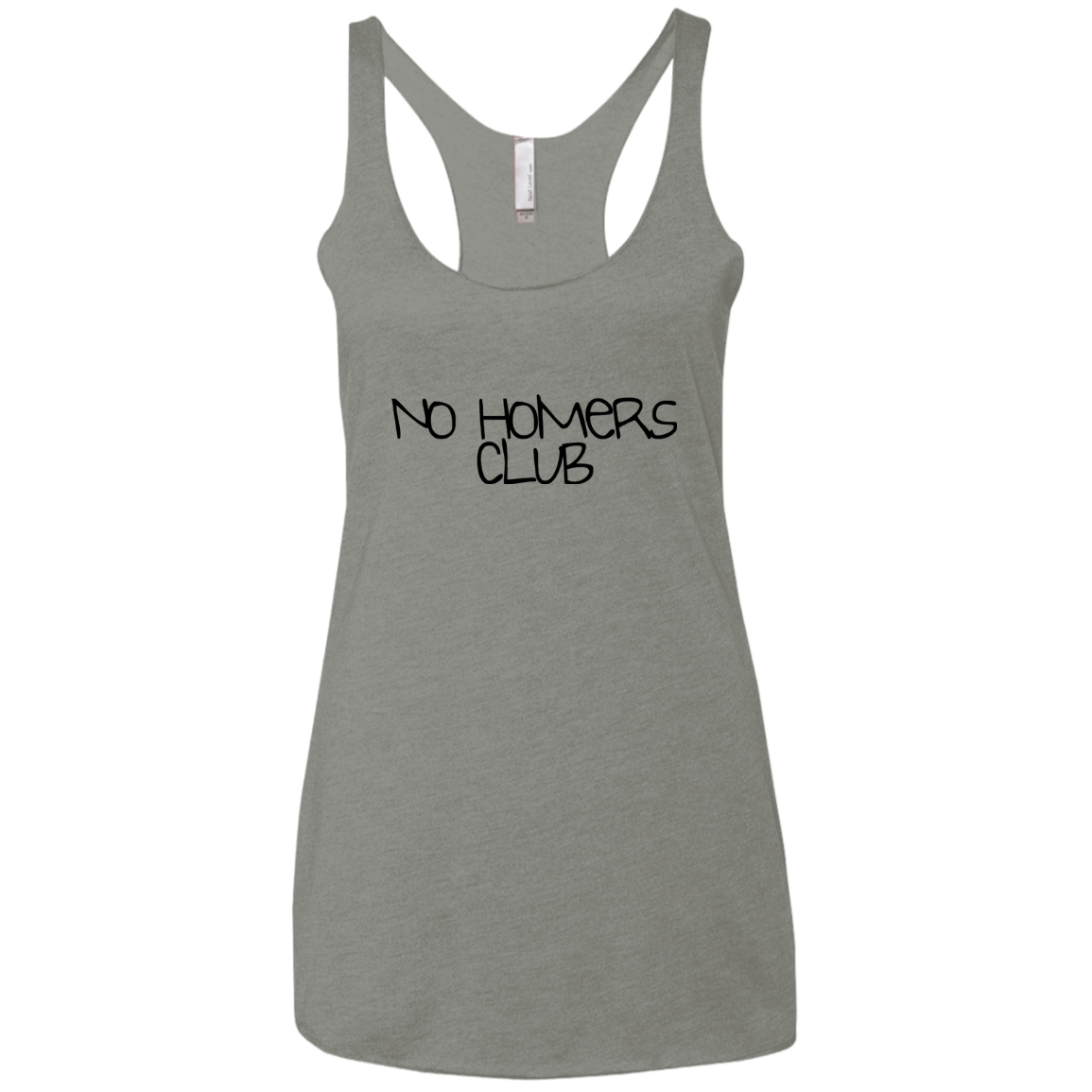 T-Shirts Venetian Grey / X-Small Homers Women's Triblend Racerback Tank