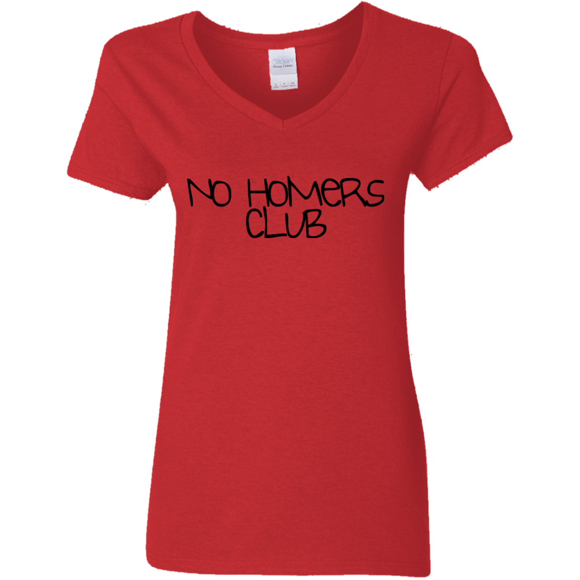 T-Shirts Red / S Homers Women's V-Neck T-Shirt