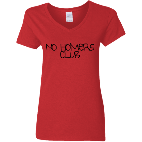 T-Shirts Red / S Homers Women's V-Neck T-Shirt