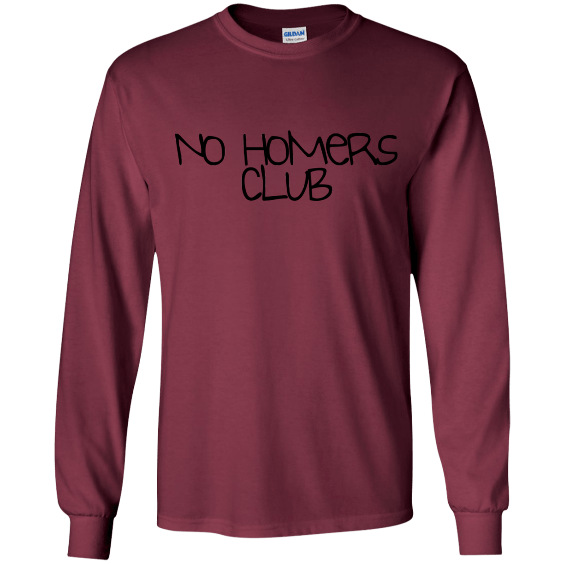 T-Shirts Maroon / YS Homers Youth Long Sleeve T-Shirt