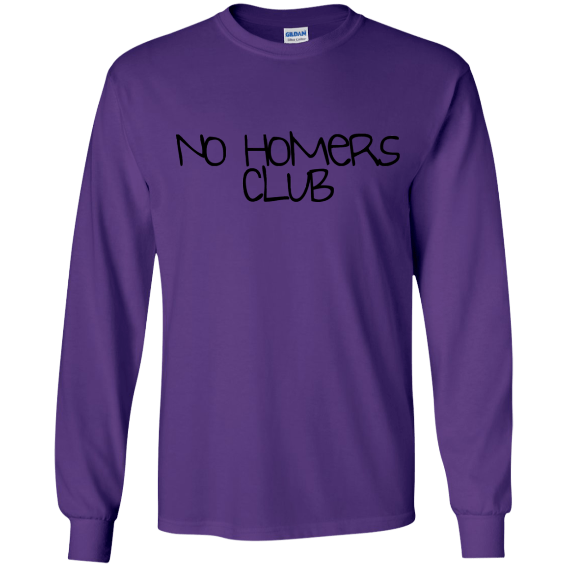 T-Shirts Purple / YS Homers Youth Long Sleeve T-Shirt