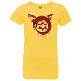 T-Shirts Vibrant Yellow / YXS Homunculus Girls Premium T-Shirt