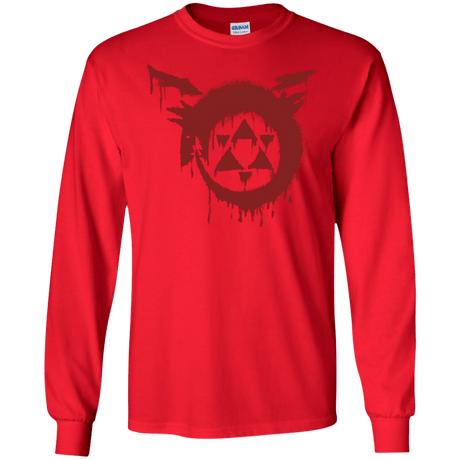 T-Shirts Red / S Homunculus Men's Long Sleeve T-Shirt