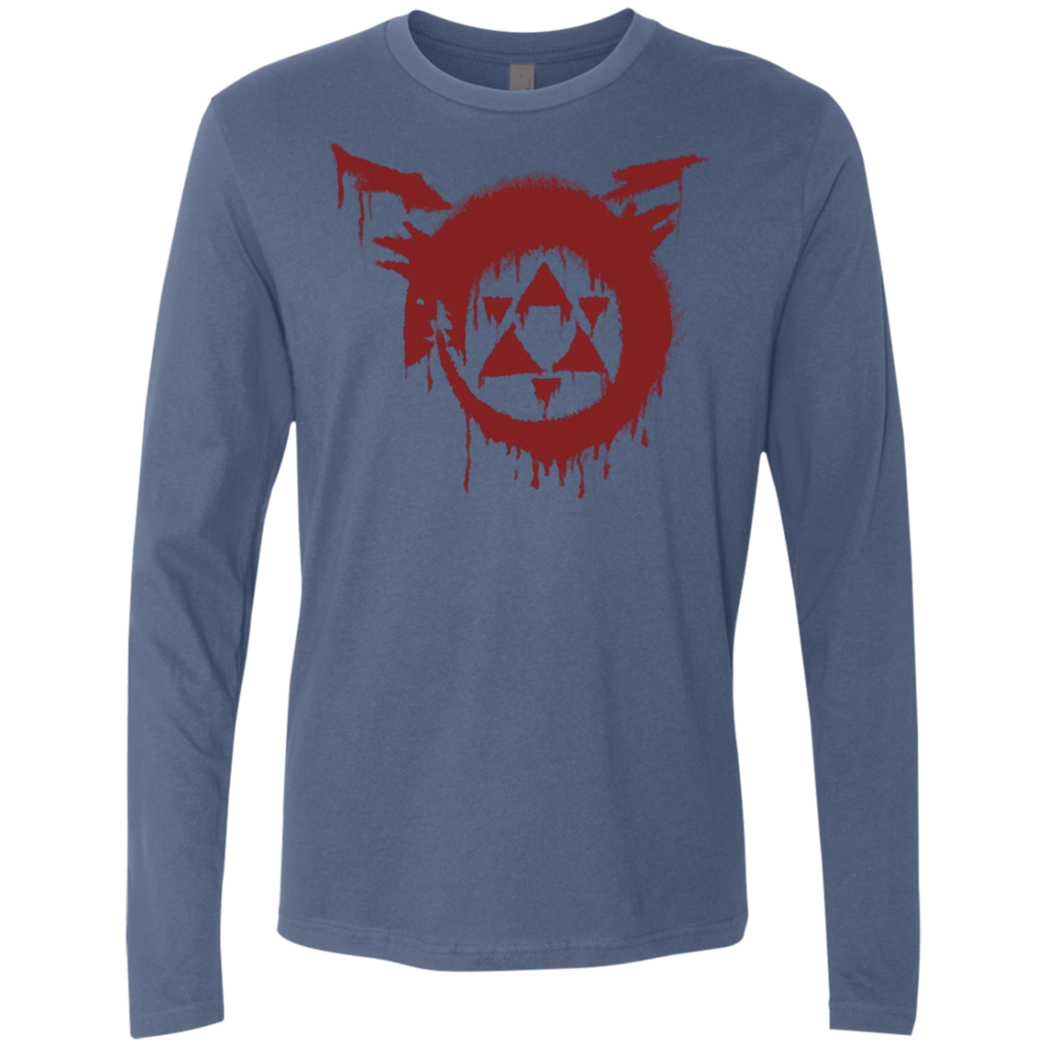 T-Shirts Indigo / S Homunculus Men's Premium Long Sleeve