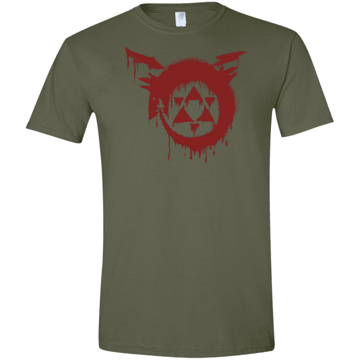 T-Shirts Military Green / S Homunculus Men's Semi-Fitted Softstyle