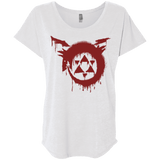 T-Shirts Heather White / X-Small Homunculus Triblend Dolman Sleeve