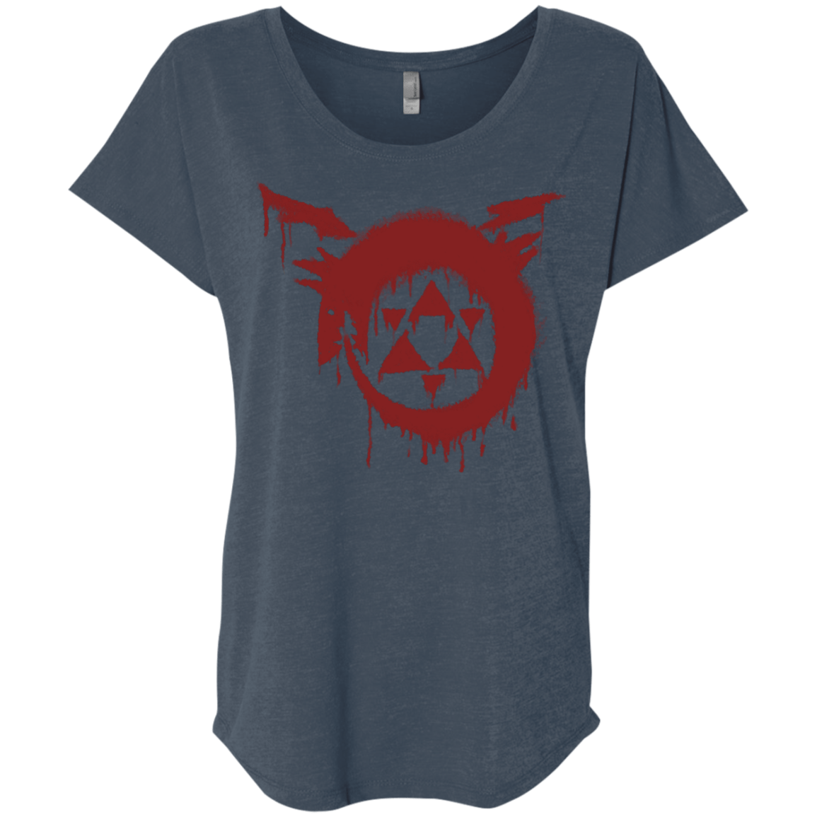 T-Shirts Indigo / X-Small Homunculus Triblend Dolman Sleeve
