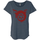 T-Shirts Indigo / X-Small Homunculus Triblend Dolman Sleeve