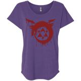 T-Shirts Purple Rush / X-Small Homunculus Triblend Dolman Sleeve