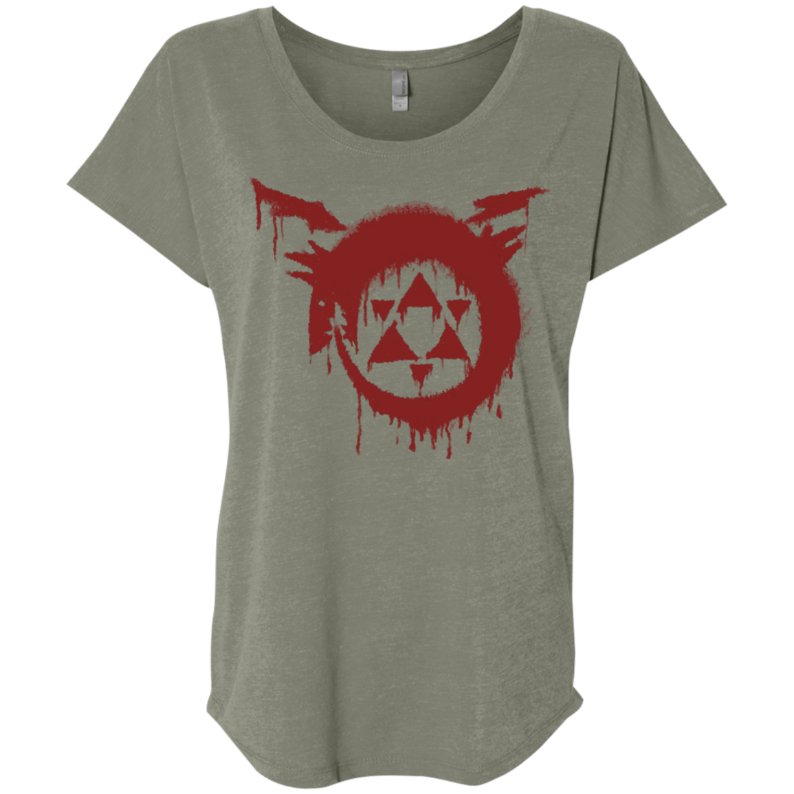 T-Shirts Venetian Grey / X-Small Homunculus Triblend Dolman Sleeve