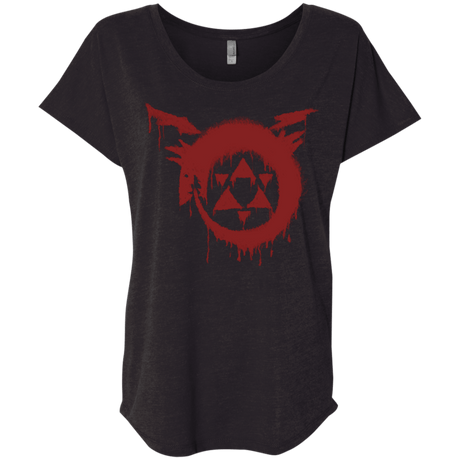 T-Shirts Vintage Black / X-Small Homunculus Triblend Dolman Sleeve