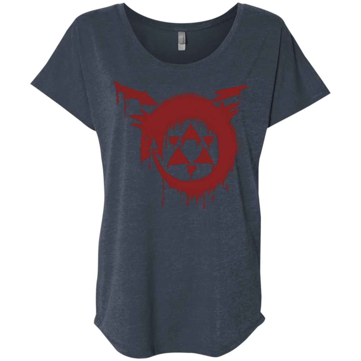 T-Shirts Vintage Navy / X-Small Homunculus Triblend Dolman Sleeve