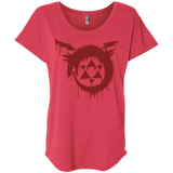 T-Shirts Vintage Red / X-Small Homunculus Triblend Dolman Sleeve