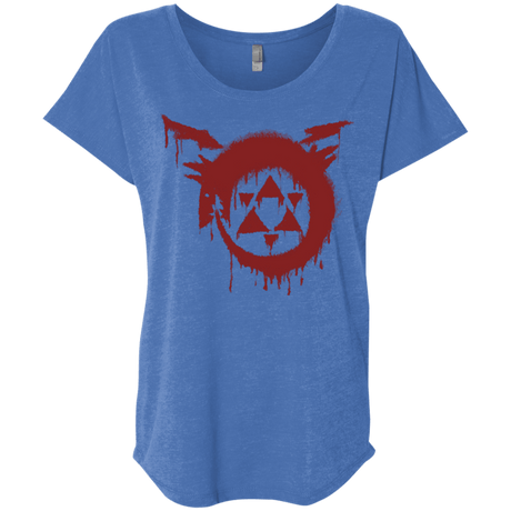 T-Shirts Vintage Royal / X-Small Homunculus Triblend Dolman Sleeve