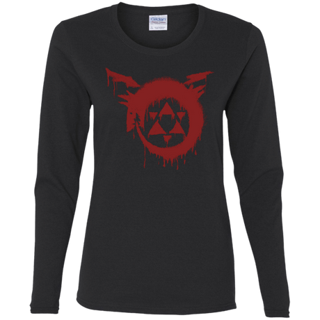 T-Shirts Black / S Homunculus Women's Long Sleeve T-Shirt