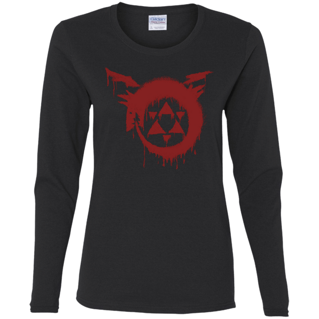 T-Shirts Black / S Homunculus Women's Long Sleeve T-Shirt