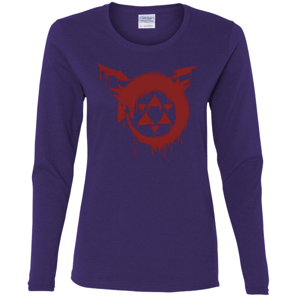 T-Shirts Purple / S Homunculus Women's Long Sleeve T-Shirt