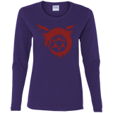 T-Shirts Purple / S Homunculus Women's Long Sleeve T-Shirt