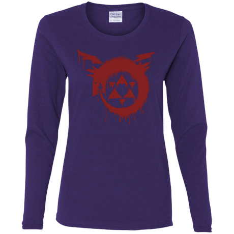 T-Shirts Purple / S Homunculus Women's Long Sleeve T-Shirt
