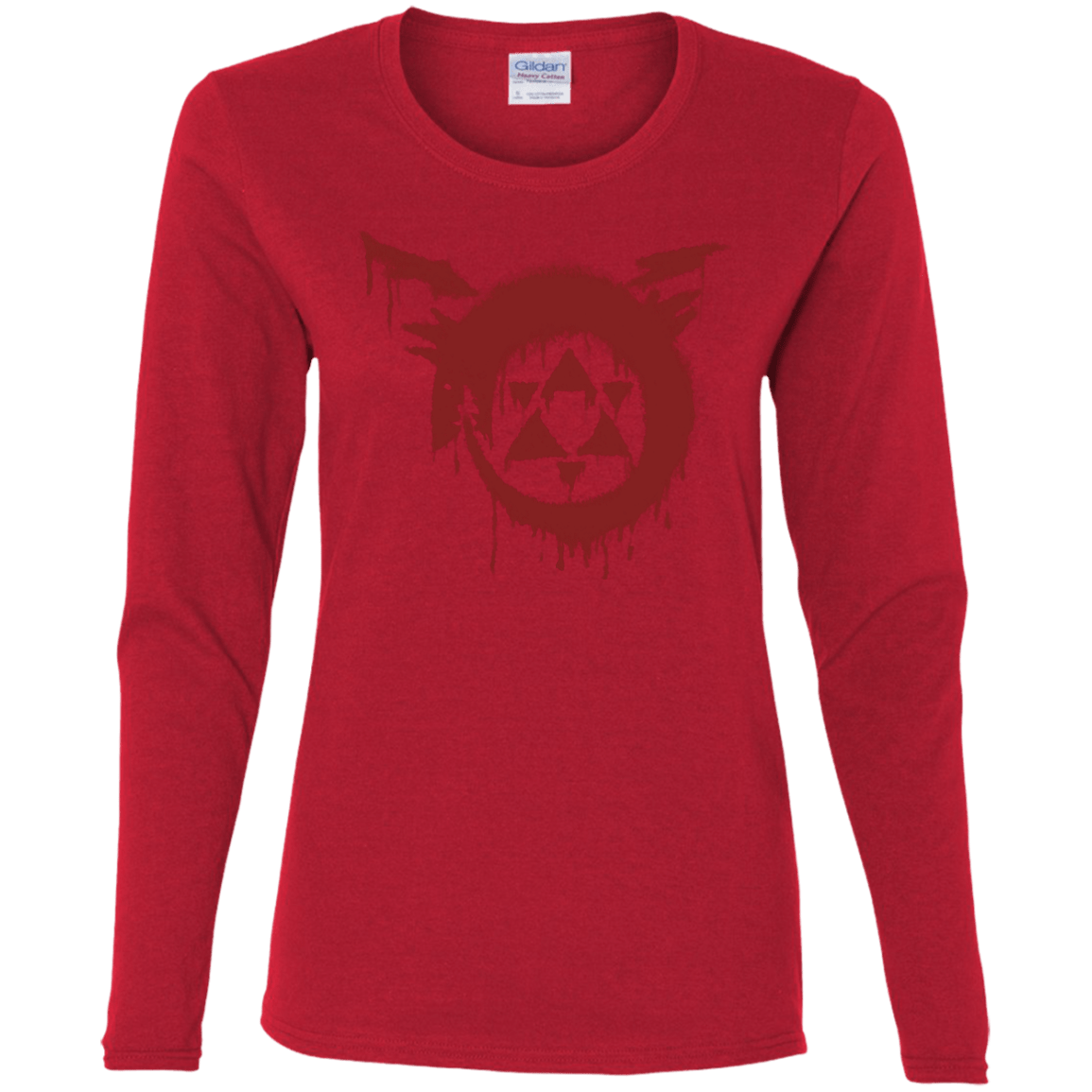 T-Shirts Red / S Homunculus Women's Long Sleeve T-Shirt