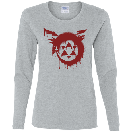 T-Shirts Sport Grey / S Homunculus Women's Long Sleeve T-Shirt