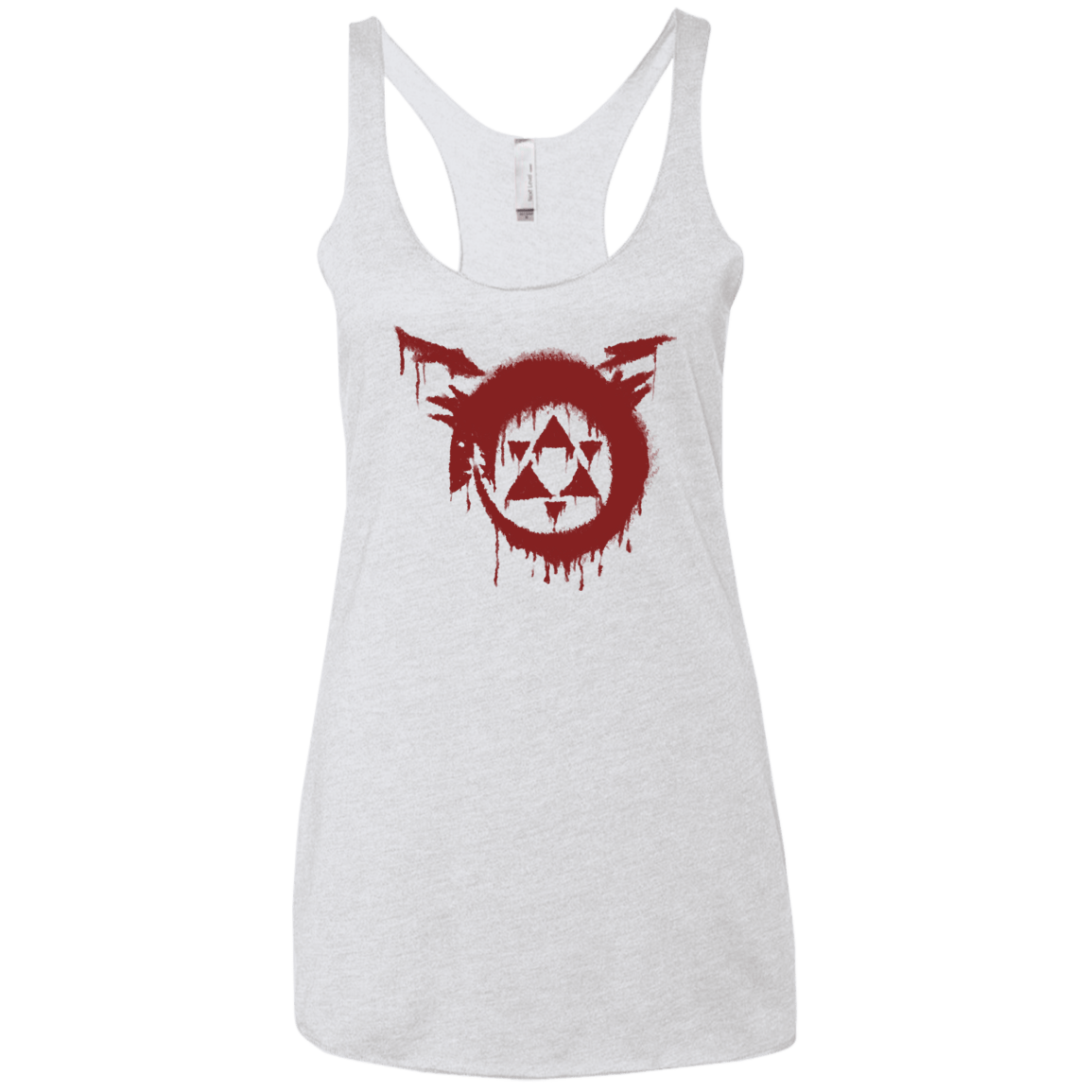 T-Shirts Heather White / X-Small Homunculus Women's Triblend Racerback Tank