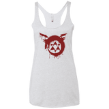 T-Shirts Heather White / X-Small Homunculus Women's Triblend Racerback Tank