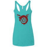 T-Shirts Tahiti Blue / X-Small Homunculus Women's Triblend Racerback Tank