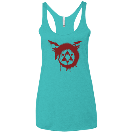 T-Shirts Tahiti Blue / X-Small Homunculus Women's Triblend Racerback Tank