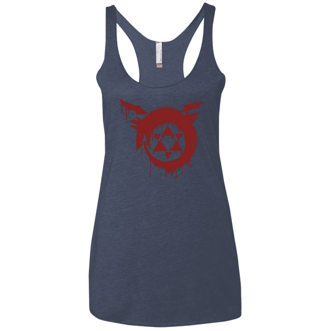 T-Shirts Vintage Navy / X-Small Homunculus Women's Triblend Racerback Tank