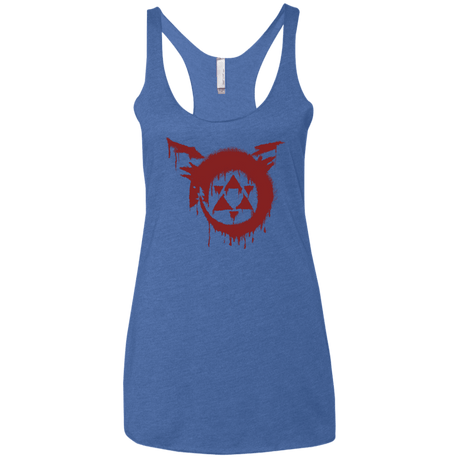 T-Shirts Vintage Royal / X-Small Homunculus Women's Triblend Racerback Tank