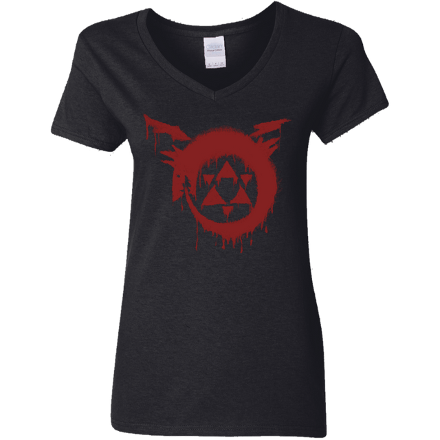 T-Shirts Black / S Homunculus Women's V-Neck T-Shirt