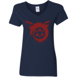 T-Shirts Navy / S Homunculus Women's V-Neck T-Shirt