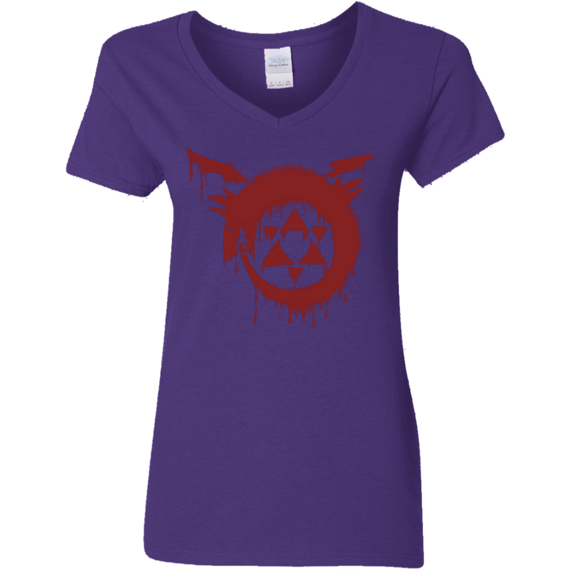 T-Shirts Purple / S Homunculus Women's V-Neck T-Shirt