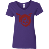 T-Shirts Purple / S Homunculus Women's V-Neck T-Shirt